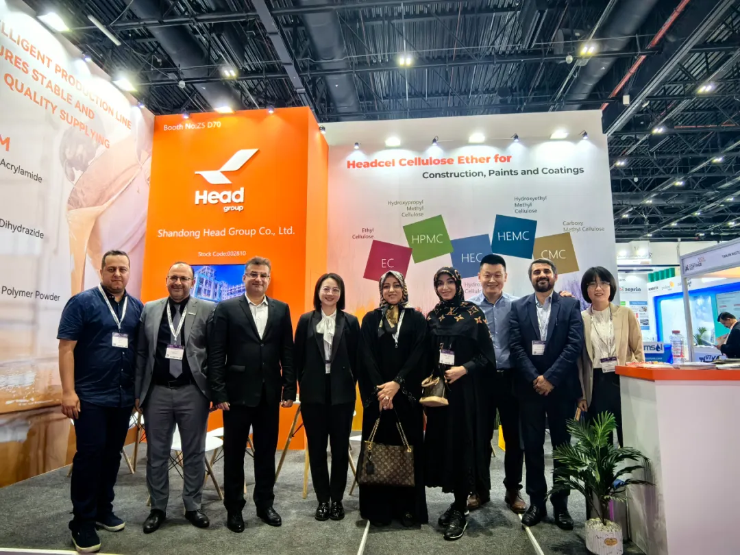 “展”出風(fēng)采！赫達(dá)集團攜Headcel纖維素醚實力亮相2024中東涂料展！
